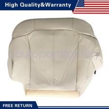 Fits 99-02 Cadillac Escalade Driver Bottom Perforated Leather Seat Cover Shale