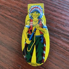 VINTAGE TOY CLICKER WESTERN THEMED TIN MADE IN JAPAN