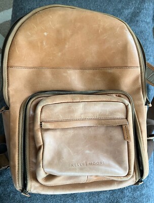 brown leather backpack ladies Womens Cognac Brown Leather Convertible Backpack Shoulder Bag