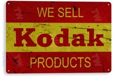 TIN SIGN Kodak Camera Film Photos Photography Retro Metal Decor B726