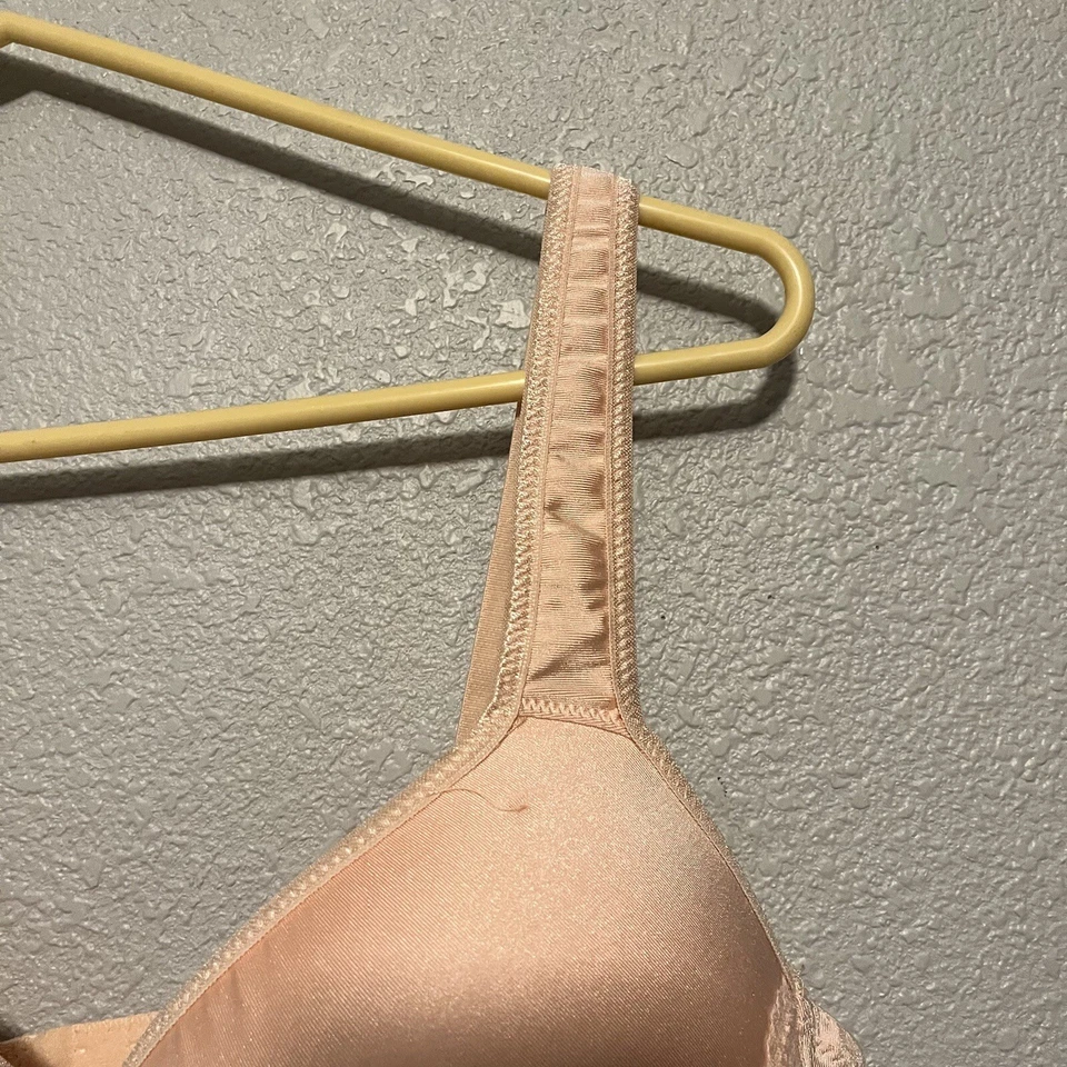Angelina Blush Pink Padded Underwire Bra/ Lace Cup Size 42D - Image 3 of 4