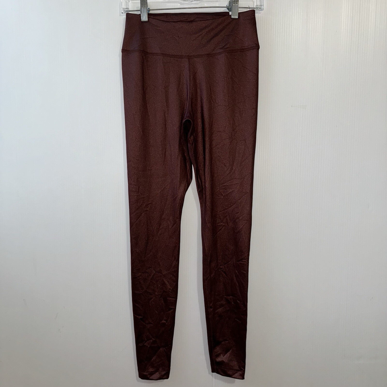 Nike Dri-FIT One Mid-Rise Shine Leggings for Women in Bronze Eclipse