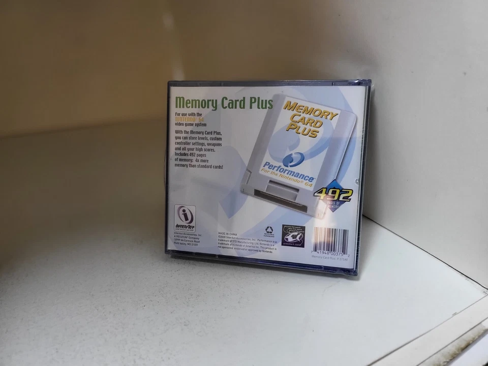 NEW Memory Card Plus 492 pages + Storage Case Game Saves for N64 Nintendo 64 Q15 - Image 3 of 4