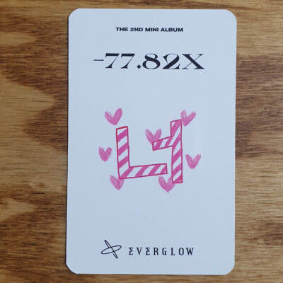 Onda Official Photocard Everglow 2nd Mini [-77.82X-78.29] Genuine