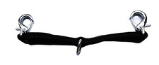 12 ZOLL LANGKUPPLUNG. WEICHES GURTBAND MIT STARKEN CLIPS