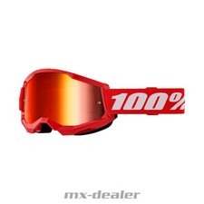 100 % Crossbrille Strata2 Rot Red Gruppe Motocross Enduro Downhill MTB BMX DH