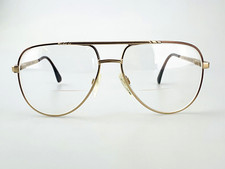Safilo Sporting occhiali vintage solo montatura mod. 123/P Oversize Oro Italia