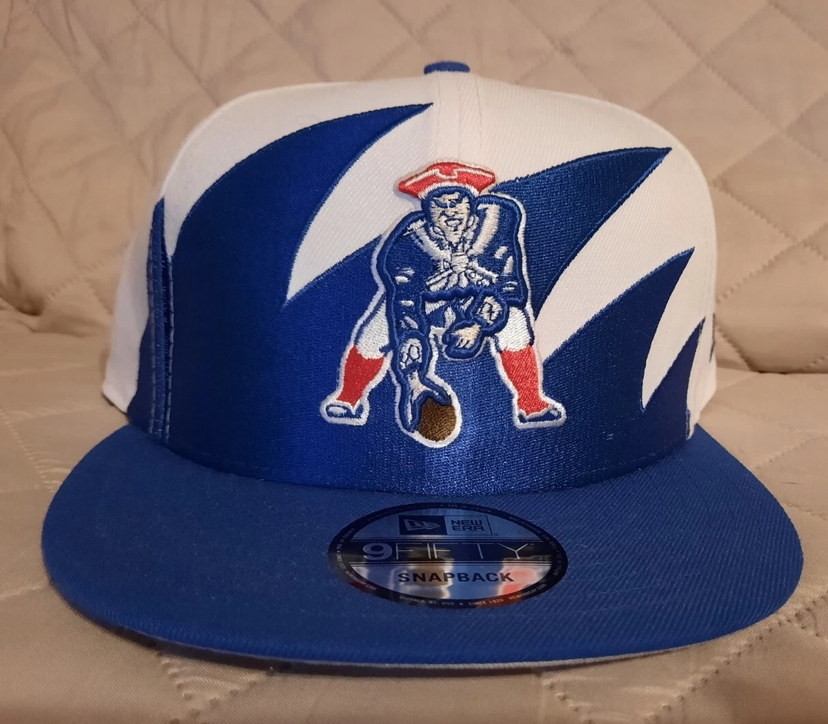 New England Patriots Cap New ERA 9Fifty Retro Wave Logo Shark Tooth  Snapback NEW | eBay