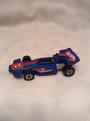 #ad 1973 VINTAGE BLUE HOT WHEELS DRAG #2 Race Car Malaysia DIE CAST $16.43