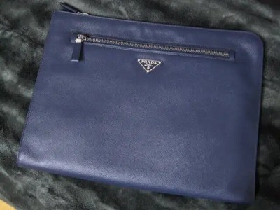 PRADA PRADA/ SAFANO DOCUMENT HOLDER CLUTCH