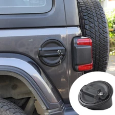 1x Door Fuel Tank Gas Cap Cover Locking with Keys for Jeep Wrangler JL JLU 2018+