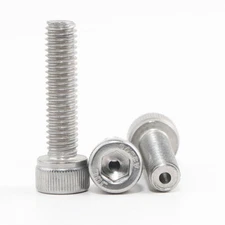 M3-M12 304 Hollow Hole Through Allen Hexagon Hex Socket Cap Head Screw Bolt