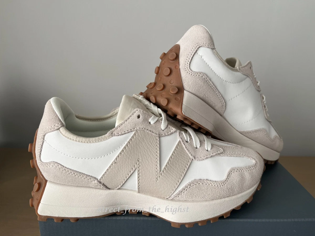 New Balance 327 OFF WHITE MOONBEAM TIMBERWOLF BEIGE TRAINERS WS327AN ALL  SIZES