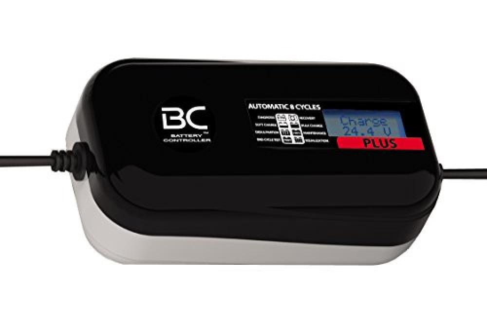 BC PLUS Caricabatterie e mantenitore di carica con 8 cicli automatico di ricaric