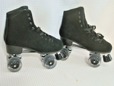 Roller Derby Elite Driftr Black Suede Roller Skate USA MENS 10 U774BK NIB Open