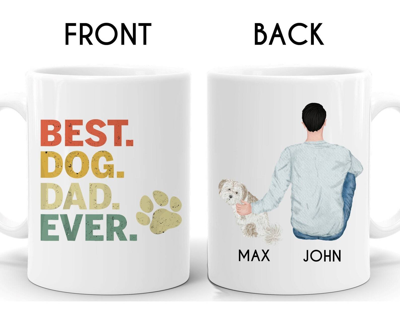Personalized Lhasa Apso Mug Lhasa Apso Dad Mug Lhasa Apso Lover Mug Lhasa Apso