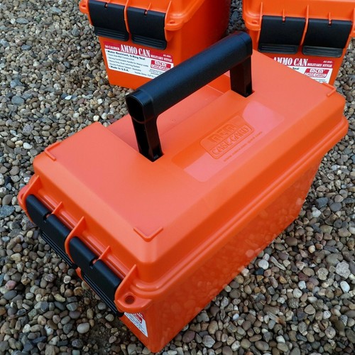 EMPTY AMMO BOX MTM CASE-GARD AC50 Caliber Plastic Field Box Storage Box - Picture 4 of 28
