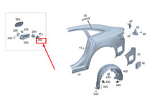 MERCEDES-BENZ EQS V297 Battery Charging Port Cable A2955409308