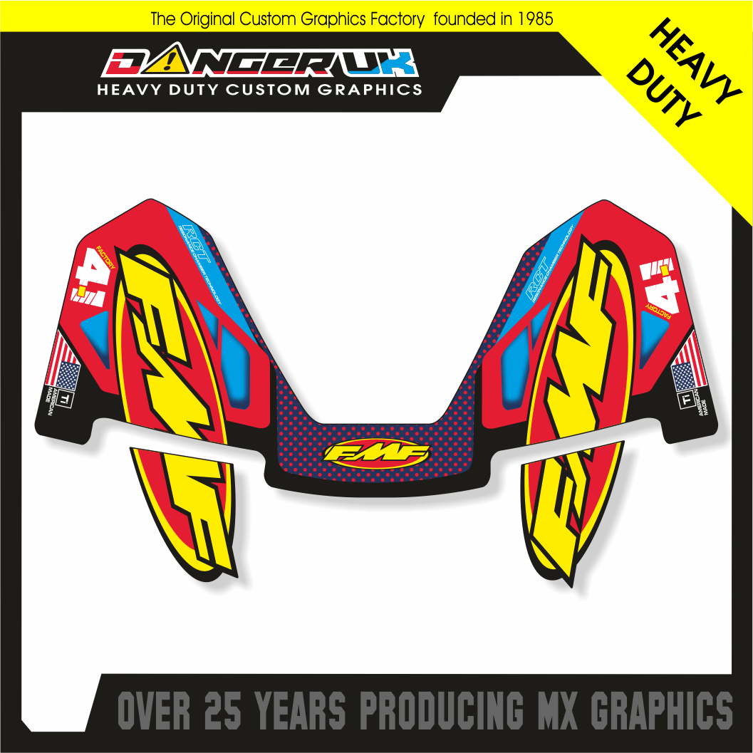 Rct Car Sticker FMF FACTORY 4.1 RCT EXHAUST STICKER | eBay