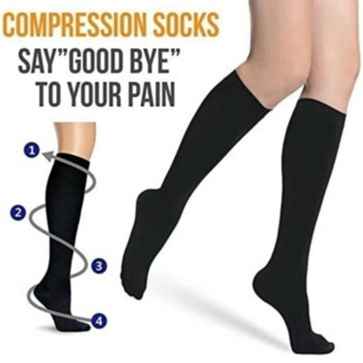 3 Pairs Copper Compression Socks for Circulation 15-20mmHg Best for All Day Wear