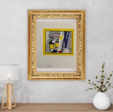 Roy Lichtenstein Original signed Print, COA + Appraisal for $3,500 USD.*