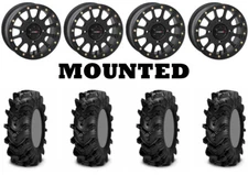 Kit 4 ITP Cryptid 30x9-14/30x11-14 on System 3 SB-5 Beadlock Matte Black 550