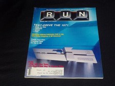1986 FEBRUARY RUN MAGAZINE - COMMODORE COMPUTING FRONT COVER - E 548