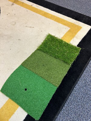 Golf Practice Turf Mat With Rough, Fringe, And Fairway Styles