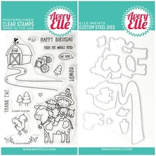 Avery Elle "HOWDY"  Farm Clear Stamps Only OR Stamp & Die Bundle 2023