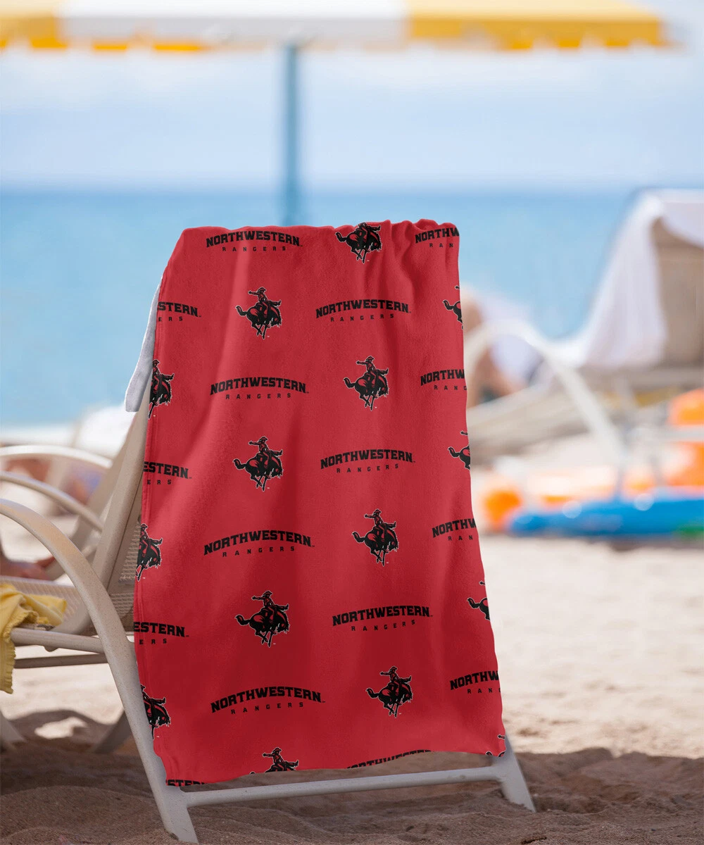 Northwestern Oklahoma State University Beach Towel/Bath Towel, 30"x60" Logo