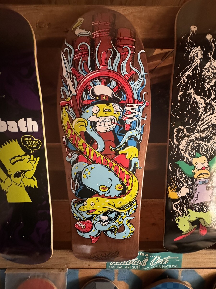 Santa Cruz スケートボードデッキ The Simpsons グリーン Santa Cruz スケートボードデッキ The Simpsons グリーン（SANTA