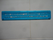 lineal 30 cm  schablone  buchstaben & zahlen