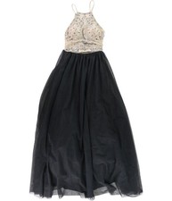 Blondie Nites Womens Embellished Gown Dress, nuc, Juniors, 5