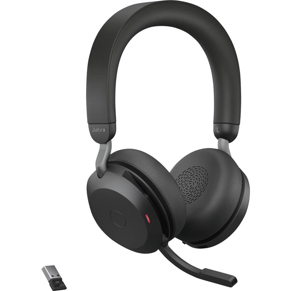 Micro-casque Jabra Evolve2 75 avec Bluetooth et connexion filaire noire