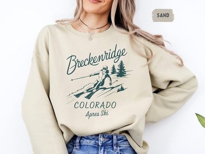Breckenridge Ski Sweatshirt Travel Colorado Trip Favorite Gift Tee