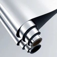 Flexible Mirror Stickers Wall Stickers 12"x78.8" Self Adhesive Non Glass Safe...