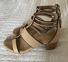 Mint Velvet Size 38 shoes Leather Upper  Light Tan/beige