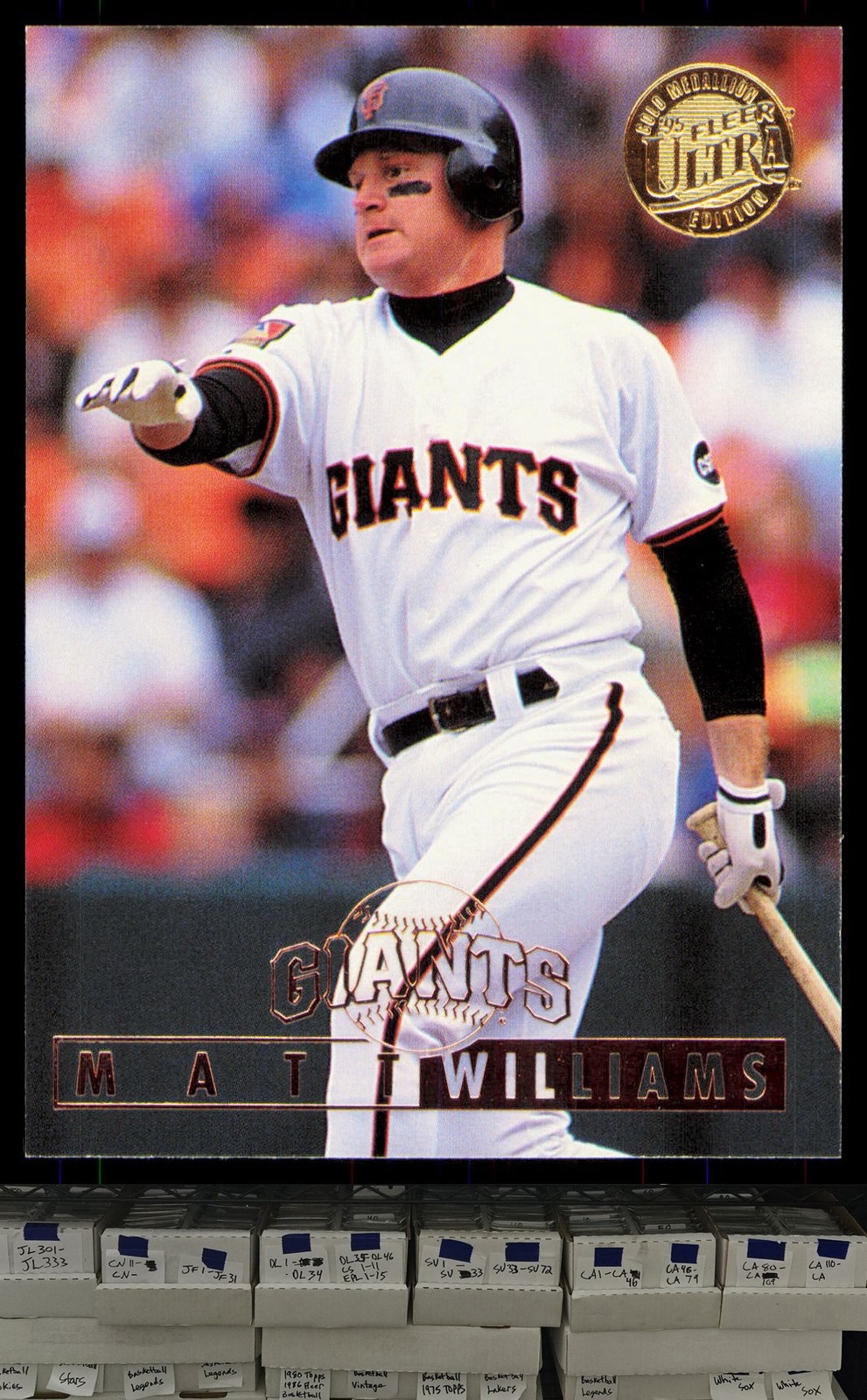 1995 Ultra #247 Matt Williams Gold Medallion - DAD