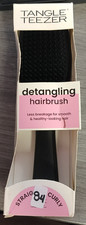 Tangle Teezer Ultimate Detangler Large Black Hair Brush, Straight - Curly