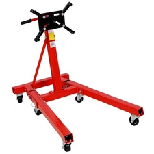 Engine Stand – 2000LB Folding Vehicle Stand w/ Steel Rotating Head