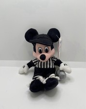 Disney Store Referee Mickey Mouse Bean Bag Plush New W/ Tags