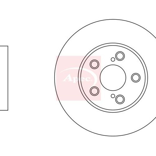 APEC Brake Disc DSK2334