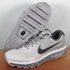 Nike Air Max 2017 Pure Platinum Running Shoes Mens 7.5 Wolf Grey 849559-101