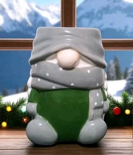 Pottery Barn Figural Gnomette Mug 12 OZ NEW Earthenware Christmas Holiday