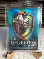 Topps Chrome NFL Antonio Gates #040/199 & Jaleel McLaughlin #90 Broncos Cards