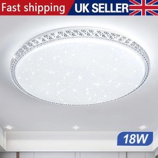 Modern LED Ceiling Light Round Panel Down Lights Living Room Bedroom Wall Lamp