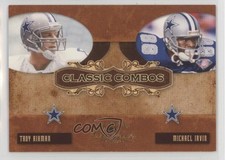 2007 Donruss Classics Classic Combos Gold Michael Irvin Troy Aikman HOF 0ne9