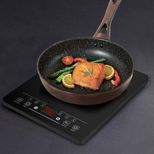 2000W Single Cooker Portable Electric Induction Hob Hot Plate,Black