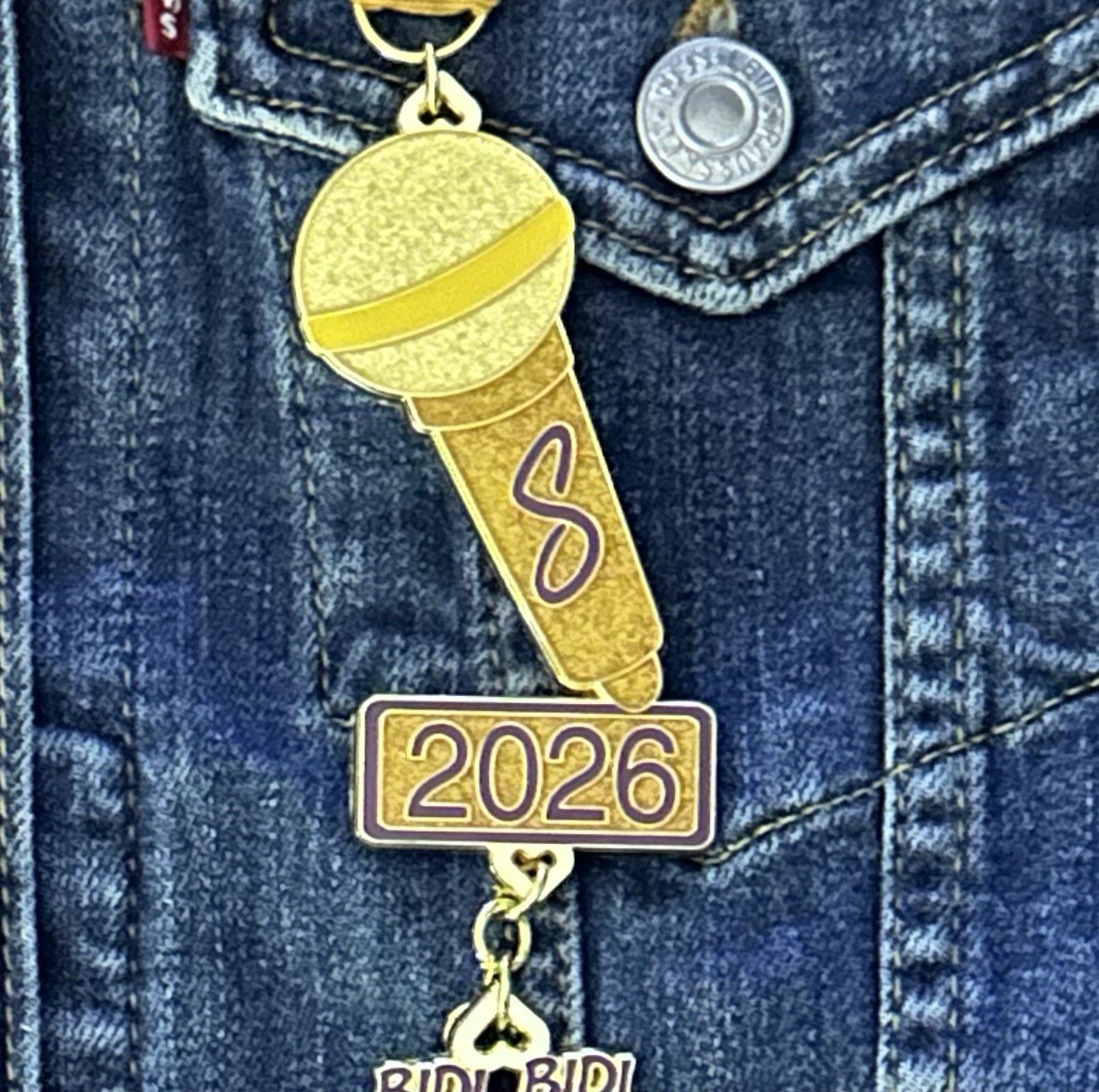 BIDI BIDI  10.5” Of LOVE- San Antonio FIESTA 2026 Medal-IMMEDIATE SHIPPING 💟