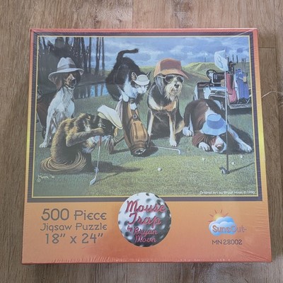 Mouse Trap by Bryan Moon 500 Piece Jigsaw Puzzle SunsOut MN28002 18'' x 24''